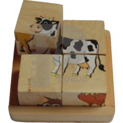 PUZZLE BLOCK - DOMESTIC ANIMALS