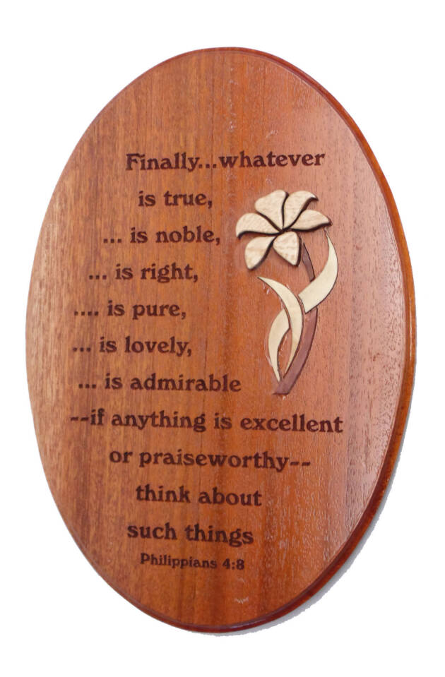 Oval wall plaque - Finally...