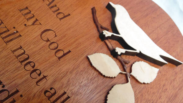Oval wall plaque - And my God... - Image 2