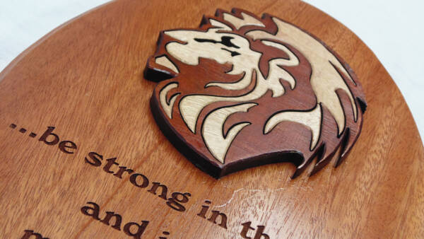 Oval wall plaque - Be strong... - Image 2